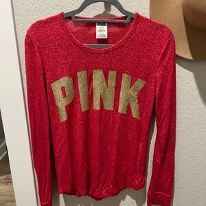 Victoria Secret PINK Pajama Shirt Size M